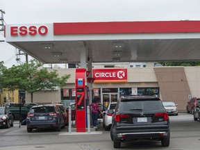 A gas station in Toronto is seen July 13, 2017. (Laura Pedersen/Postmedia Network)