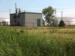 The City of Sarnia's Plank Road pumping station, where a replacement for it and the Bedford pumping station is expected to be built. City council recently approved a $2.3 million contract that includes design work on the project. (Tyler Kula/Sarnia Observer)