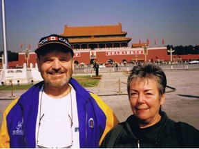 Submitted Photo
Gord and Julie Sly at Tiananmen Square in Beijing, China.