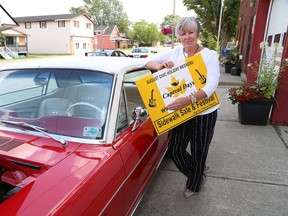 Lynn Mazzuca is chair of the organizing committee for Capreol Days, which kicks off on Friday August 4, 2017. Saturday will feature a street festival and on Sunday a draw will be held at 10 a.m. for a 1964 1/2 Mustang. John Lappa/Sudbury Star/Postmedia Network