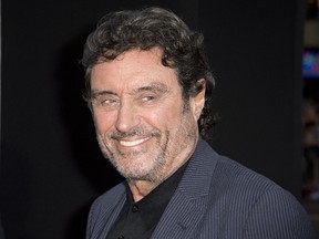 Actor Ian McShane attends the premiere of 'Hercules,' July 23, 2014 at TCL Chinese Theatre in Hollywood, California. AFP PHOTO / Robyn Beck (Photo credit should read ROBYN BECK/AFP/Getty Images)