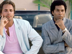 Don Johnson and Philip Michael Thomas starred in five seasons of Miami Vice. (File Photo)