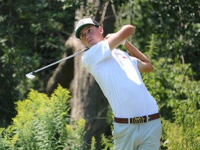 Fuelled by a course record 8-under-par 62, Fredericton's Calvin Ross has rocketed into a seven-shot lead at the Canadian Junior Boys Golf Championship being played at the Cataraqui Golf and Country Club. (Golf Canada)