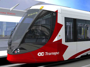 The train RENDERING / CITY OF OTTAWA