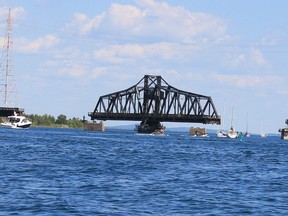 Keighley Gauthier
The Little Current Swing Bridge is a landmark on Manitoulin Island. At more than 100 years old, this bridge still swings open every hour on the hour for from dawn to dusk for 15 minutes to let the boat traffic through. Be sure to keep swing times in mind when heading to Manitoulin this summer.