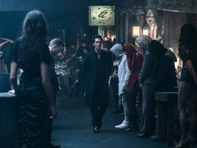 This image released by Sony Pictures shows Matthew McConaughey in the Columbia Pictures film, The Dark Tower." (Ilze Kitshoff/Columbia Pictures/Sony via AP)