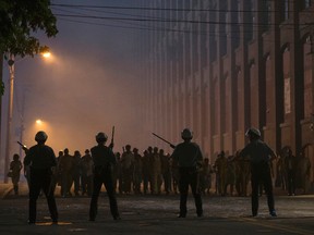 This image released by Annapurna Pictures shows a scene from "Detroit." (Francois Duhamel/Annapurna Pictures via AP)