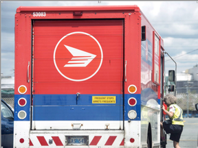 Canada Post truck (Darren Calabrese, The Canadian Press)