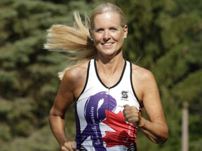 Sindy Hooper will leave for France later this month to compete in an Ironman competition five years after being diagnosed with pancreatic cancer - the most deadly form of the disease.  JULIE OLIVER, POSTMEDIA