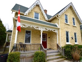 A private home on Petrolia's Greenfield Street, designated under the Ontario Heritage Act. The yellow bricks used in the home's constrution is typical of many of Petrolia's older structures. (File photo/Postmedia Network)