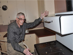 Undated photo of John Arnold, the original head of design for the Canada Science and Technology Museum, in the Crazy Kitchen, which he and designer Glenda Krusberg came up with. (Canada Science and Techology Museum)