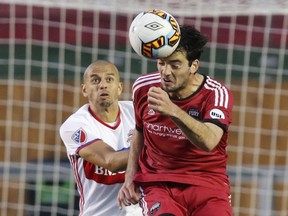 Ottawa Fury’s Tucker Hume scored his team’s lone goal against the Bethlehem Steel last night. (THE CANADIAN PRESS FILES)