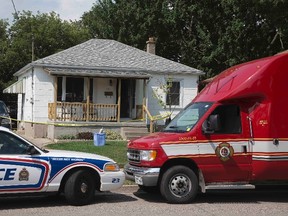 Investigators were looking into a suspicious fire which caused $60,000 in damage to a house a 791 Strand St. in London. (DEREK RUTTAN, The London Free Press)