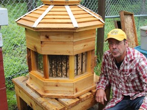 Rene Bertrand, a honey producer and president of the Timmins Ecological Beekeeping Association, says the state of bee populations is at the top of the list of questions people seem to have when they visit his apiary.