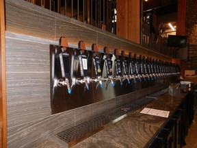 Cowbell Brewery in Blyth features 30 taps at Doc's Bar.