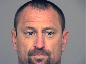 This undated booking photo provided by the Ventura County Sheriff shows Andrew David Jensen, 42, of Ventura, Calif., who was arrested on July 28, 2017. on suspicion of committing a burglary. California investigators say Jensen, a suspect who stopped for a mid-burglary bathroom break left DNA evidence in the toilet that led to his arrest. The Ventura County Sheriff's Office says the suspect neglected to flush during the home break-in last October in Thousand Oaks, Calif. (Ventura County Sheriff via AP)