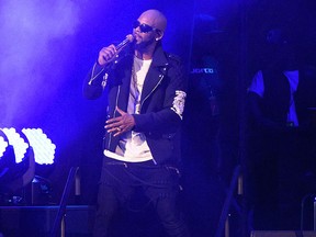 R. Kelly performs during The Buffet Tour at Allstate Arena on May 7, 2016 in Chicago.  (Daniel Boczarski/Getty Images)