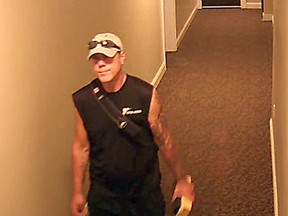 Surveillance photo of a suspect wanted by Kingston Police in a break and enter on July 17, 2017 Submitted Photo /The Whig-Standard/Postmedia Network