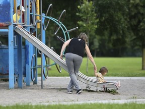 The Natal Park playground in Scarborough. (STAN BEHAL, Toronto Sun)