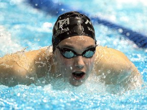 Winnipeg swimmer Chantal Van Landeghem in 2012. (JASON HALSTEAD/WINNIPEG SUN)