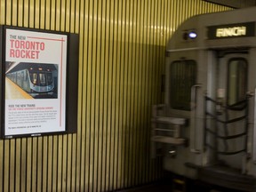 TTC Line 1 subway. (Jack Boland/Toronto Sun files)