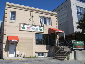 The WeeMedical marijuana dispensary at 293 St. Laurent Blvd. It's located about 300 metres from Angie Todesco's home. DARREN BROWN / POSTMEDIA