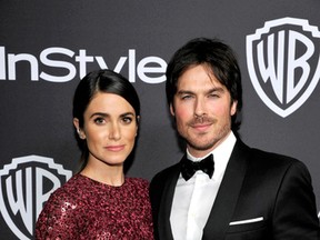 Actors Nikki Reed (L) and Ian Somerhalder attend The 2017 InStyle and Warner Bros. 73rd Annual Golden Globe Awards Post-Party at The Beverly Hilton Hotel on January 8, 2017 in Beverly Hills, California. (John Sciulli/Getty Images for InStyle)