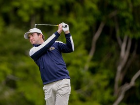Josh Whalen of Napanee, seen here golfing with the Kent State University men's golf team in May, finished third in the Canadian Men's Amateur Golf Championship in Mississauga, which wrapped up Thursday. (Scott Eklund/Red Box Pictures)