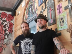 Justin (left) and Gregg Wolfe, whose Wolfe of Wortley was named one of the best new eateries in Canada, are opening a modern Mexican restaurant. (HANK DANISZEWSKI/The London Free Press)
