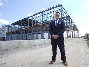 Josh Millar is the general manager of Tepperman?s, which is adding 50,000 square-feet of warehouse space to their Wharncliffe Road location in London. The family-based firm will be hiring when the warehouse opens in November. (Derek Ruttan/The London Free Press)