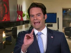 Bill Hader as Anthony Scaramucci on SNL summer edition of Weekend Update.
 (Handout)