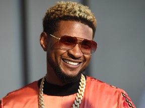 Usher arrives at the Los Angeles premiere of "Can't Stop, Won't Stop: A Bad Boy Story" at the Writers Guild Theater on Wednesday, June 21, 2017, in Beverly Hills, Calif. (Chris Pizzello/Invision/AP)