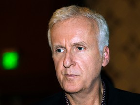 Oscar-winning director James Cameron. (AP Photo/Nick Ut)