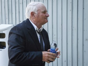 Brandon Blackmore arrives at court for a sentencing hearing in Cranbrook, B.C., on June 30, 2017. THE CANADIAN PRESS/Jeff McIntosh