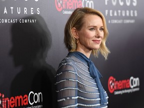 Actress Naomi Watts attends a Focus Features luncheon and studio program celebrating 15 Years during CinemaCon at The Colosseum at Caesars Palace on March 29, 2017 in Las Vegas, Nevada. S  (ANGELA WEISS/AFP/Getty Images)