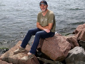 Mark Mattson, president of Lake Ontario Waterkeeper, at Breakwater Park in Kingston. (Ian MacAlpine/The Whig-Standard)