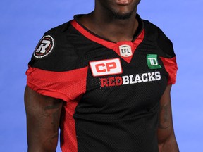 Imoan Claiborne, former defensive back for the Ottawa Redblacks. (File photo/Canadian Football League)