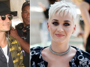 Orlando Bloom and Katy Perry. (WENN.COM and AP file photos)