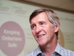 Dr. John McLaughlin, chief science officer and a senior scientist with Public Health Ontario, was in Sudbury on Monday.