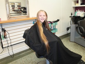 Eight-year old Ava Compagnion donated her long, blonde hair to the charity Wigs for Kids following a haircut at Point Edward's the Hair Boutique on August 8th.
CARL HNATYSHYN/SARNIA THIS WEEK