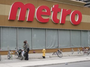 A storefront of Metro. (TORONTO SUN FILES)
