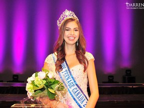 Emma Morrison, 17, of Chapleau has been named Miss Teen Canada. She is the first Indigenous girl to receive the honour. (SUPPLIED PHOTO)