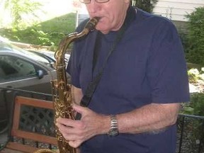 George ‘Dr. D’ Delgrosso, founder of Sarnia’s Can Am Jazz, belts out a tune in this photograph. He’ll be attending the annual event Sunday. Photo courtesy Sarnia Community Foundation. (Handout/The Observer)