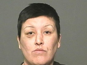 Jolene Kathy Owen, 35, has been identified by Winnipeg Police Service as a suspect in the serious assault of a 50-year-old man on Saturday, July 29, 2017, in the 600 block of Notre Dame Avenue. Police announced at a media briefing on Wednesday, Aug. 16, 2017, that the victim remains in hospital at this time, and continued to receive treatment for his injuries. Anyone with information that may assist investigators is asked to call 204-986-6219 or Crime Stoppers at 204-786-TIPS (8477). HANDOUT/Winnipeg Police Service