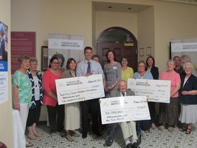 Donations totalling more than $100,000 were gifted to Hotel Dieu Hospital at a celebratory event for the volunteers on Wednesday. (Ashley Rhamey/For The Whig-Standard)