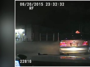 Dashcam video appears to show a Texas sheriff’s deputy removing the pants of Charneshia Corley, who was handcuffed and pinned to the ground, as a cavity search was performed during a traffic stop in 2015. Corley's lawyer has filed a federal lawsuit accusing the deputies if violating her constitutional rights.