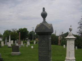 The gravestone of Maggie Clark, the subject of the song When You and I Were Young Maggie. Recorded by dozens of artists, the song was inducted into the Canadian Songwriters’ Hall of Fame in 2005. (MITCHELL SMYTH PHOTO)