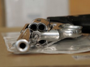 A .357-Calibre Magnum revolver