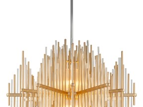 Corbett Lighting?s Theory LED Pendant light is a show-stopper for  house guests. (Corbett Lighting PHOTO)