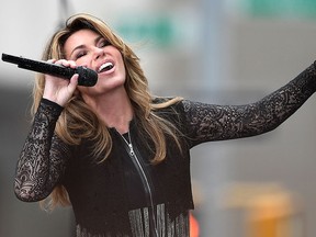 Shania Twain performs on NBC's "Today" at Rockefeller Center on June 16, 2017 in New York City. (ANGELA WEISS/AFP/Getty Images)